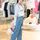 กางเกงยีนส์ขายาว 020 (O039) กางเกงยีนส์แฟชั่น กางเกงยอดนิยม สินค้านำเข้าสไตล์เกาหลี สินค้าพร้อมส่ง ทรงกระบอก กางเกงผู้หญิง กางเกงขายาว