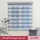 Magic Screen สำเร็จรูป DIY (RS101) ม่านม้วน เมจิกสกรีน มู่ลี่ ดูโอสกรีน ซีบร้าสกรีน ซีบร้าไบลนด์ ม่าน2ชั้น โซ่ดึง สีเทา Zebra Blind(พรีออเดอร์ 7 วัน)